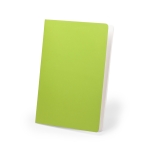 Carnet sérigraphié aux couleurs vives A5 avec pages lisses University couleur vert clair première vue