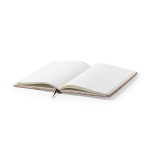 Carnets de notes avec couverture en liège A5 pages lisses Plante couleur marron deuxième vue