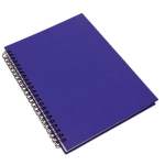 Carnet cartonné en carton recyclé A5 pages lignées GreenGo couleur bleu