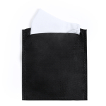 Étui porte-masque en non-tissé avec logo et finition thermoscellée troisième vue