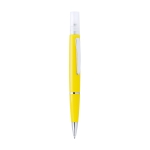 Stylo avec vaporisateur hygiénique à Encre Bleue Droplet Colors couleur jaune première vue
