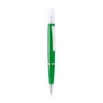 Stylo avec vaporisateur hygiénique à Encre Bleue Droplet Colors couleur vert première vue