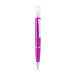 Stylo avec vaporisateur hygiénique à Encre Bleue Droplet Colors couleur fuchsia première vue