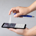 Stylo avec vaporisateur hygiénique à Encre Bleue Droplet Colors cinquième vue