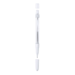 Stylo ABS avec spray désinfectant et Encre Bleue hygiénique Spray couleur blanc troisième vue