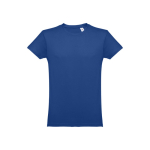 T-shirts publicitaires économiques en coton cardé 150 g/m² THC Luanda couleur bleu roi