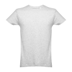 T-shirts publicitaires économiques en coton cardé 150 g/m² THC Luanda couleur gris clair