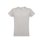 T-shirts publicitaires économiques en coton cardé 150 g/m² THC Luanda couleur gris chiné première vue