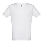T-shirt unisexe personnalisé pas cher en coton 150 g/m² THC Athens couleur blanc