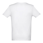 T-shirt unisexe personnalisé pas cher en coton 150 g/m² THC Athens couleur blanc