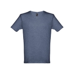 T-shirt unisexe personnalisé pas cher en coton 150 g/m² THC Athens couleur bleu chiné première vue