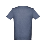 T-shirt unisexe personnalisé pas cher en coton 150 g/m² THC Athens couleur bleu chiné deuxième vue