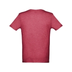 T-shirt unisexe personnalisé pas cher en coton 150 g/m² THC Athens couleur rouge chiné deuxième vue