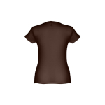 T-shirts personnalisé éco pour femmes en coton 150 g/m² THC Sofia couleur marron deuxième vue