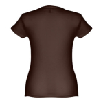 T-shirts personnalisé éco pour femmes en coton 150 g/m² THC Sofia couleur marron