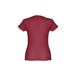 T-shirts personnalisé éco pour femmes en coton 150 g/m² THC Sofia couleur bordeaux deuxième vue