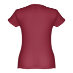T-shirts personnalisé éco pour femmes en coton 150 g/m² THC Sofia couleur bordeaux