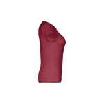 T-shirts personnalisé éco pour femmes en coton 150 g/m² THC Sofia couleur bordeaux troisième vue