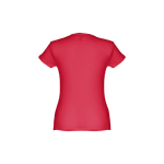 T-shirts personnalisé éco pour femmes en coton 150 g/m² THC Sofia couleur rouge deuxième vue