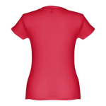 T-shirts personnalisé éco pour femmes en coton 150 g/m² THC Sofia couleur rouge