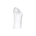T-shirts personnalisé éco pour femmes en coton 150 g/m² THC Sofia couleur blanc troisième vue