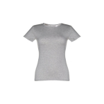 T-shirts personnalisé éco pour femmes en coton 150 g/m² THC Sofia couleur gris première vue