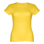 T-shirts personnalisé éco pour femmes en coton 150 g/m² THC Sofia couleur jaune