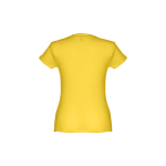 T-shirts personnalisé éco pour femmes en coton 150 g/m² THC Sofia couleur jaune deuxième vue