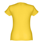 T-shirts personnalisé éco pour femmes en coton 150 g/m² THC Sofia couleur jaune