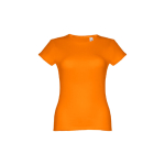 T-shirts personnalisé éco pour femmes en coton 150 g/m² THC Sofia couleur orange première vue
