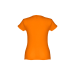 T-shirts personnalisé éco pour femmes en coton 150 g/m² THC Sofia couleur orange deuxième vue