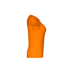 T-shirts personnalisé éco pour femmes en coton 150 g/m² THC Sofia couleur orange troisième vue