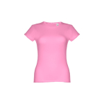 T-shirts personnalisé éco pour femmes en coton 150 g/m² THC Sofia couleur rose première vue
