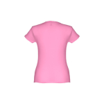 T-shirts personnalisé éco pour femmes en coton 150 g/m² THC Sofia couleur rose deuxième vue