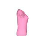 T-shirts personnalisé éco pour femmes en coton 150 g/m² THC Sofia couleur rose troisième vue