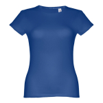 T-shirts personnalisé éco pour femmes en coton 150 g/m² THC Sofia couleur bleu roi