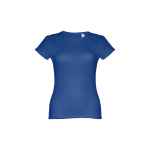 T-shirts personnalisé éco pour femmes en coton 150 g/m² THC Sofia couleur bleu roi première vue