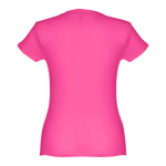 T-shirts personnalisé éco pour femmes en coton 150 g/m² THC Sofia couleur fuchsia