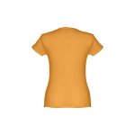 T-shirts personnalisé éco pour femmes en coton 150 g/m² THC Sofia couleur jaune foncé deuxième vue