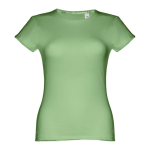 T-shirts personnalisé éco pour femmes en coton 150 g/m² THC Sofia couleur vert émeraude première vue