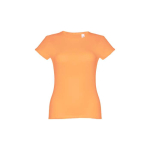 T-shirts personnalisé éco pour femmes en coton 150 g/m² THC Sofia couleur corail première vue