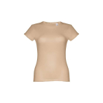 T-shirts personnalisé éco pour femmes en coton 150 g/m² THC Sofia couleur marron clair première vue