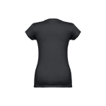 T-shirt col V avec logo pour femmes en coton 150 g/m² THC Athens couleur noir deuxième vue