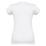 T-shirt col V avec logo pour femmes en coton 150 g/m² THC Athens couleur blanc