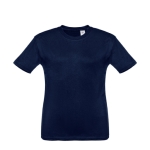 T-shirt personnalisé pour enfants pas cher en coton 150 g/m² THC Quito couleur bleu