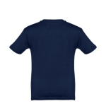 T-shirt personnalisé pour enfants pas cher en coton 150 g/m² THC Quito couleur bleu