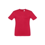 T-shirt personnalisé pour enfants pas cher en coton 150 g/m² THC Quito couleur rouge première vue