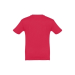 T-shirt personnalisé pour enfants pas cher en coton 150 g/m² THC Quito couleur rouge deuxième vue