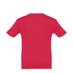 T-shirt personnalisé pour enfants pas cher en coton 150 g/m² THC Quito couleur rouge