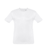 T-shirt personnalisé pour enfants pas cher en coton 150 g/m² THC Quito couleur blanc